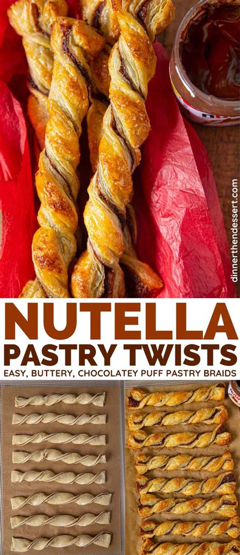 Nutella Pastry Twists Recipe - Dinner, then Dessert