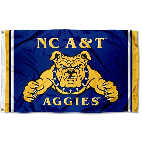 North Carolina A&T Aggies Logo Flag - State Street Products