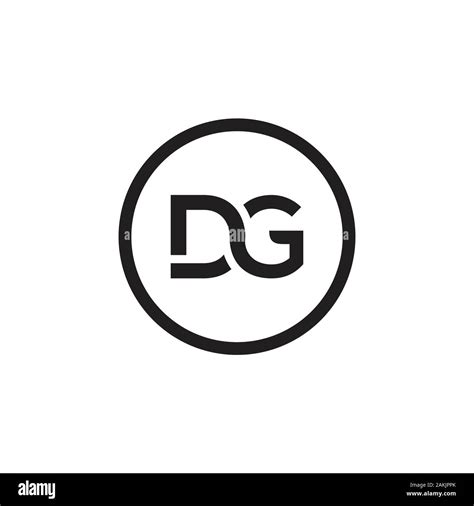 Initial DG Letter Logo With Creative Modern Business Typography Vector ...