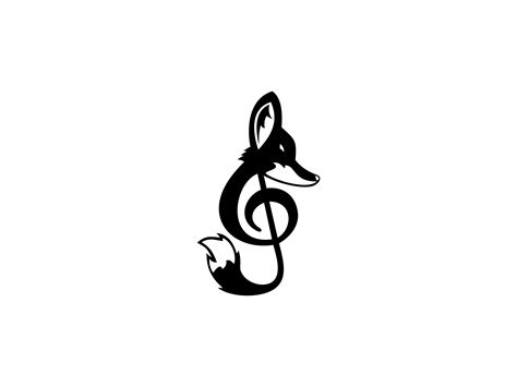 Fox Music Icon Mascot Vector Logo Graphic by shikatso · Creative Fabrica