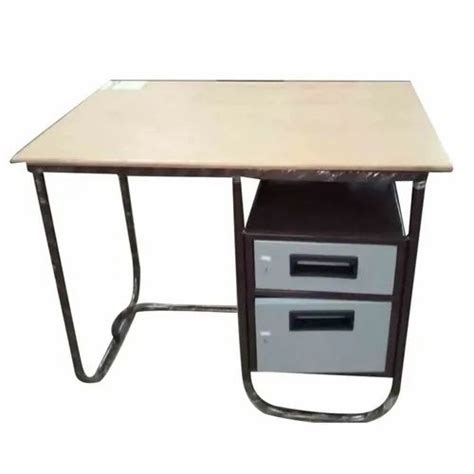 2.5feet Mild Steel Office Table, 1 Year, Brown And White at Rs 2600 in Bengaluru