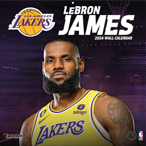 NBA Lebron James 2024 Wall Calendar - Calendars.com