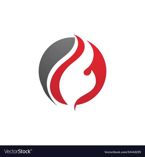 Fire logo design Royalty Free Vector Image - VectorStock