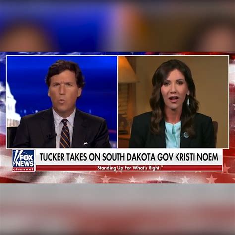 WATCH: Tucker Carlson and Gov. Kristi Noem CLASH Over Transgender Sports Bill | WATCH: Tucker ...