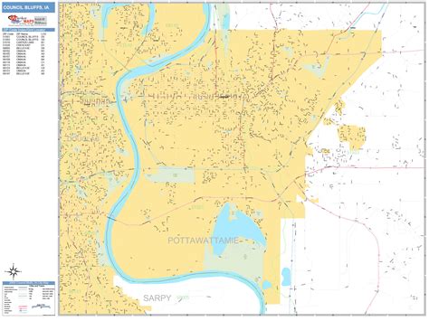 Council Bluffs Iowa Map - Physical Map Of The United States