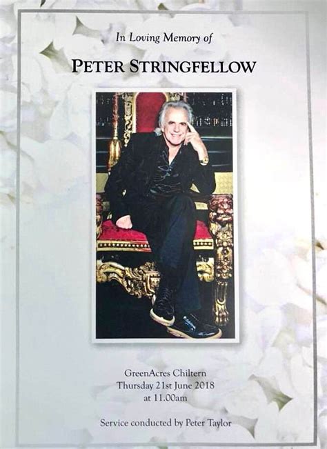 Peter Stringfellow is buried at private woodland funeral | Daily Mail ...