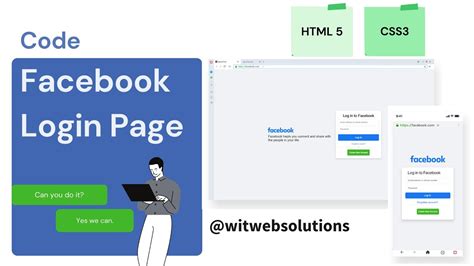 Code Facebook Login Page | HTML & CSS for Beginners - YouTube