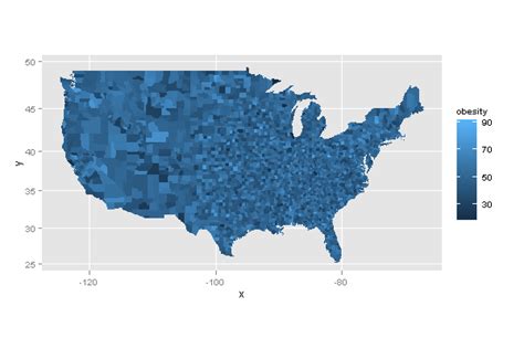 ggplot2 - ggplot/mapping US counties — problems with visualization shapes in R - Stack Overflow