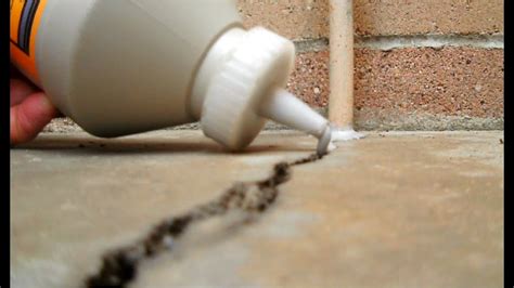 Seal Cracks in Concrete with Liquid QUIKRETE - YouTube