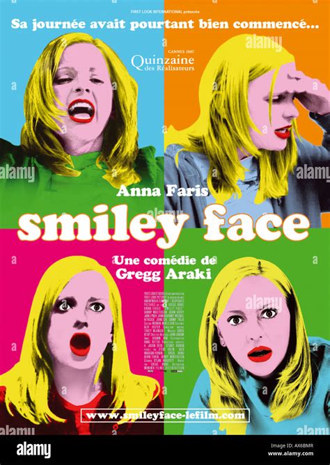 Smiley face year 2008 Director Gregg Araki Movie poster fr Stock Photo - Alamy