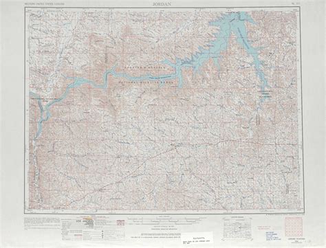 Jordan topographic maps, MT - USGS Topo Quad 47106a1 at 1:250,000 scale