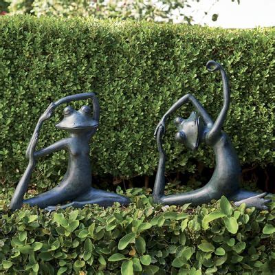 Yoga Frog Garden Sculpture | Frontgate