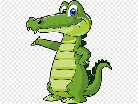 Alligator Crocodile Cartoon, crocodile, animals, fauna png | PNGEgg