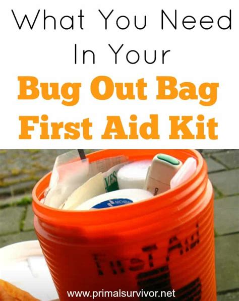 Bug Out Bag First Aid Kit List: What You Need