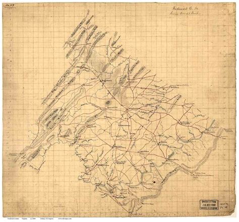 Frederick County Virginia ca 1860 - Old Map Reprint - OLD MAPS