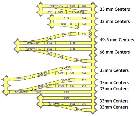 Kato Unitrack #4 Turnout Geometry – Chuck’s Train Blog