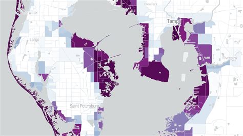 Tampa Bay hurricane flood risk map for Hillsborough, Pinellas and more