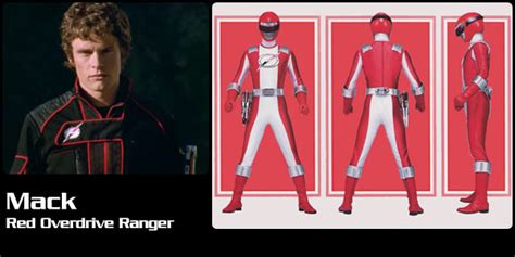 Mackenzie "Mack" Hartford, Red Overdrive Ranger - Power Rangers ...