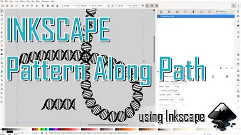 Inkscape - Pattern Along Path - YouTube