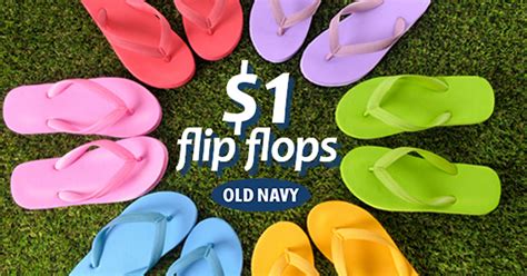 $1 Flip Flops at OLD NAVY (SELECT STORES ONLY) - Julie's Freebies