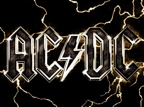 acdc Logo | AC DC Logo Wallpapers - WallpaperSafari | Acdc logo, Acdc, Ac/dc wallpapers