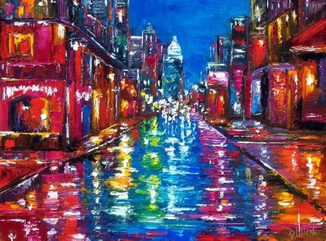 Debra Hurd Original Paintings AND Jazz Art: New Orleans Cityscape ...