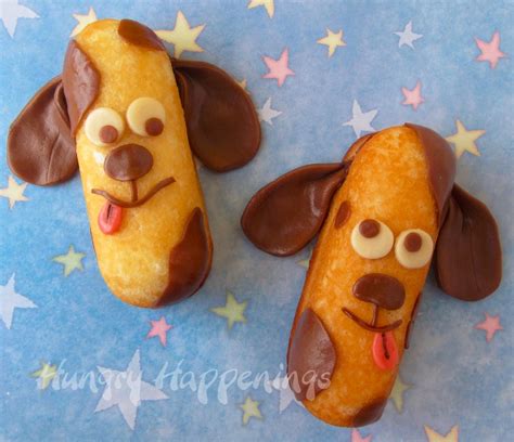 Cute Twinkies party puppy treats for kids!