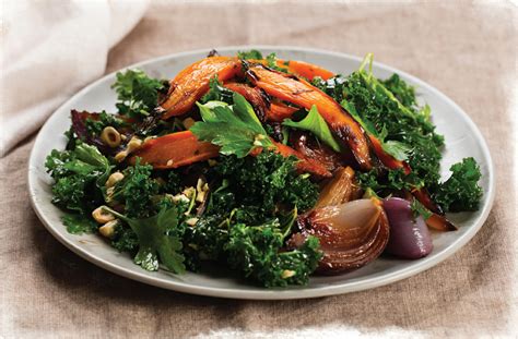 Roasted carrots, kale and hazelnuts recipe – Recipe