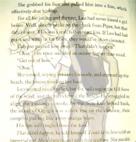 From the House of Hades~Calypso and Leo Kiss | Percy jackson books, Percy jackson, Percy jackson ...