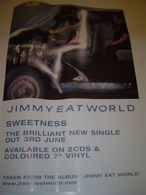 Jimmy Eat World Sweetness Approx Rare Uk Shop And Wooden – Poster ...