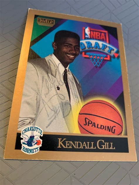 1990-91 SkyBox Basketball Card #356 Kendall Gill RC 'Charlotte Hornets' – MR-SPORT | SPORTS CARDS