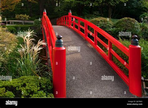 Bridge Japanese garden Tokyo Japan 2 Stock Photo - Alamy