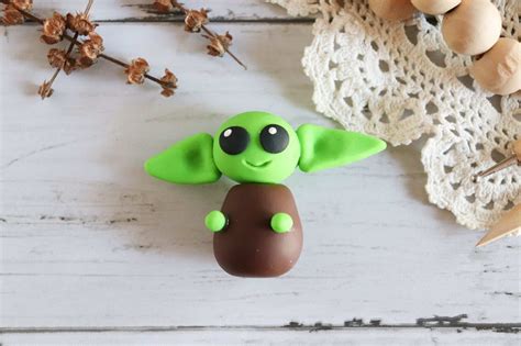 Polymer Clay Baby Yoda Craft » Homemade Heather