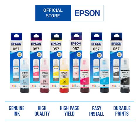 Epson 057 Inks for L8050, L18050 Printer | Lazada PH