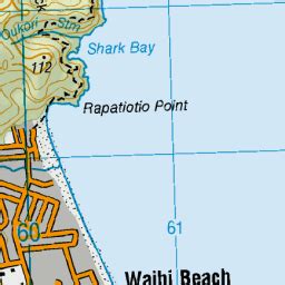 Waihi Beach, Bay of Plenty - NZ Topo Map