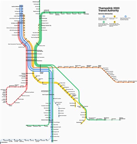 Thameslink Zone Map