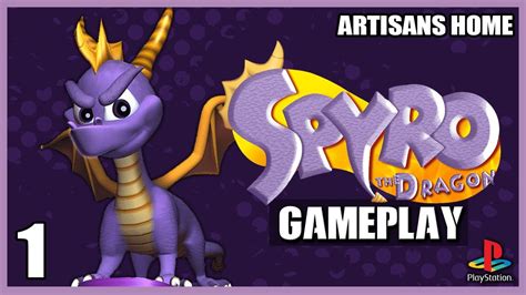 🐲SPYRO ps1 gameplay 🔥 Artisans Home [Parte 1] SpeedRun Walkthrough NO COMMENTARY - YouTube