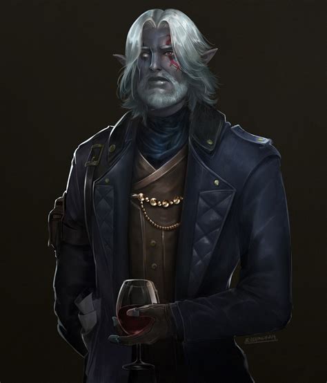 ArtStation - FFXIV - Duskwight Elezen, Rudi Indra A in 2021 | Drow male, Character portraits ...