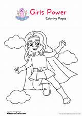 Girl Power Coloring Pages For Kids – Free Printables  Art & Craft sketch template