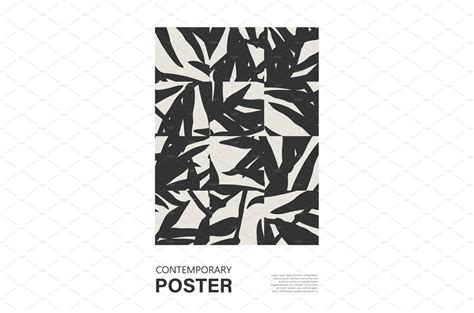 Minimal wall art poster with | Decorative Illustrations ~ Creative Market