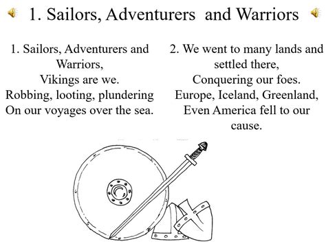 Vikings Song - 'Sailors, Adventurers and Warriors' | Teaching Resources