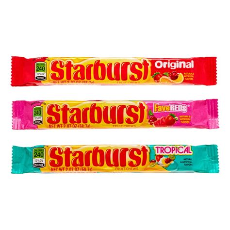 Starburst Fruit Chews Variety Pack, 2.07 Oz, 34 Ct - Walmart.com - Walmart.com