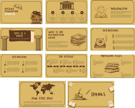 Free History Education PowerPoint Templates Templates for Education