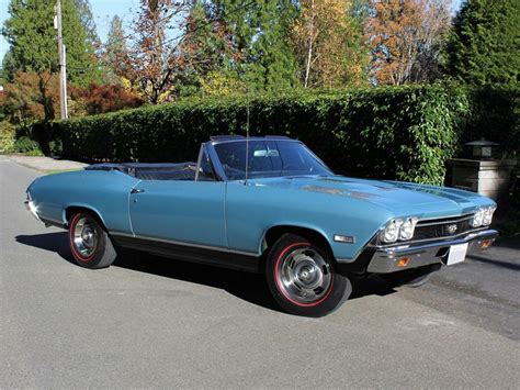 1968 CHEVROLET CHEVELLE SS 396 CONVERTIBLE - Front 3/4 - 96261