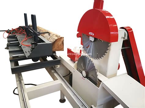 sliding table saw for carrying roundlogs/round logs circular sawmill