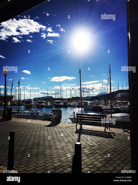 Puerto Pollensa marina, Mallorca Stock Photo - Alamy