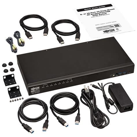 8-Port Rack Mount DP/USB KVM Switch, 1U | Eaton