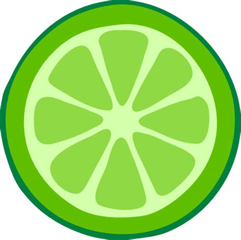 Lime Slice Clip Art at Clker.com - vector clip art online, royalty free ...