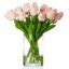 Shop for Real Touch Flower Tulips Centerpiece in Vase