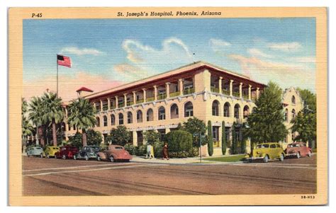 1943 St. Joseph's Hospital, Phoenix, AZ Postcard / HipPostcard